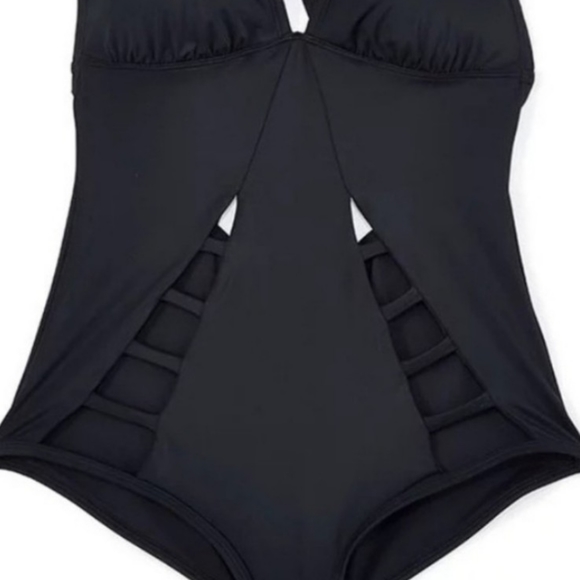 NWT Adore Me Cutout Sexy Black One Piece Size: Large - Picture 8 of 11